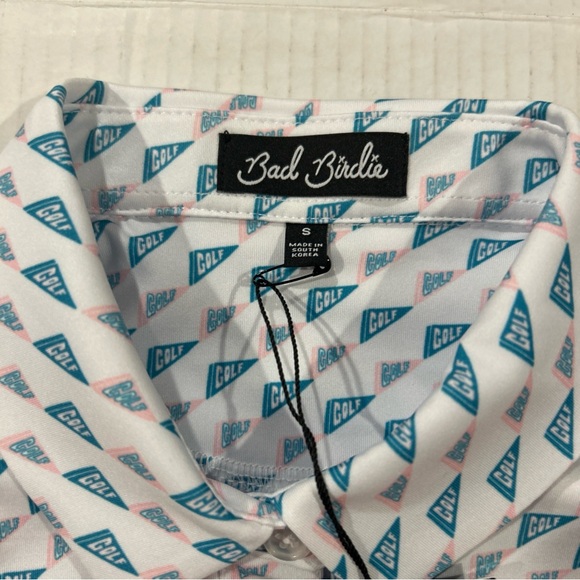 Bad Birdie Women's Size S Core Polo SL Sleeveless Golf Pinseeker - Picture 4 of 8